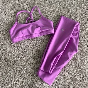 Purple Alo Yoga Set